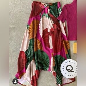 FARM Saruel Palmeira De Leque Pants - Pink